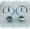 Premium Mercedes Benz Chrome Logo Hood Badge Emblem For Classic And Modern W201 W124