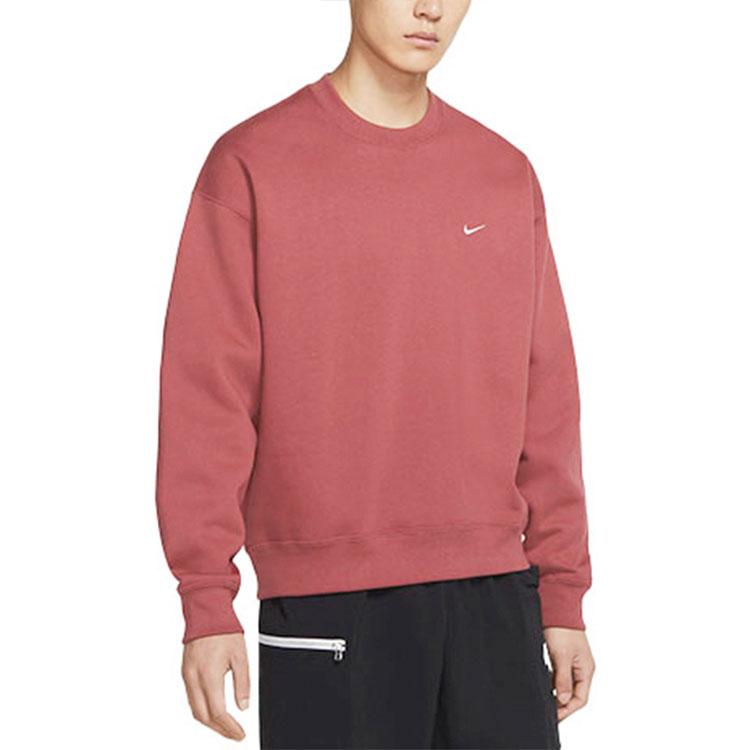 Nike Sweatshirts Men's Red Crew Neck Moderate Regular DA0318-661