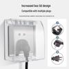 86 Type Transparent Self-Adhesive Waterproof Socket Cover for Bathroom Switches