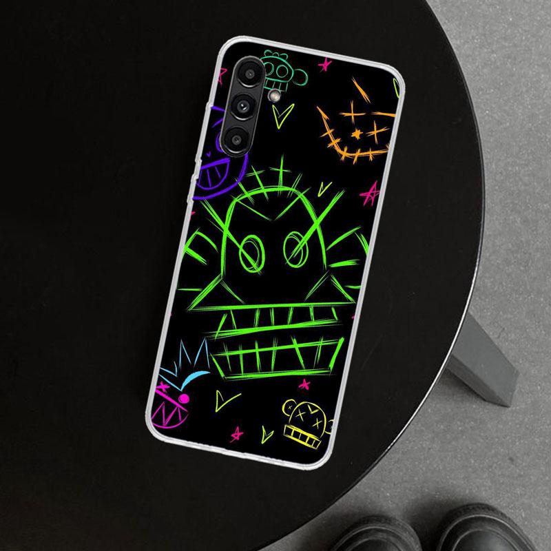 Simple Pattern Graffiti Phone Case Cover for Samsung Galaxy A17 A16 A26 A36 A56 A57 A37 A15 A25 A35 A55 A14 A24 A34 A54 A13 A23