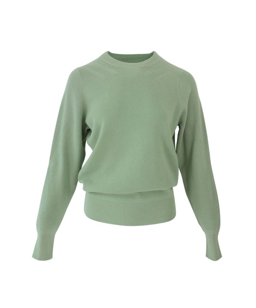 Baseukala Round Neck Long Sleeve Waffle Knitwear (4Colors)