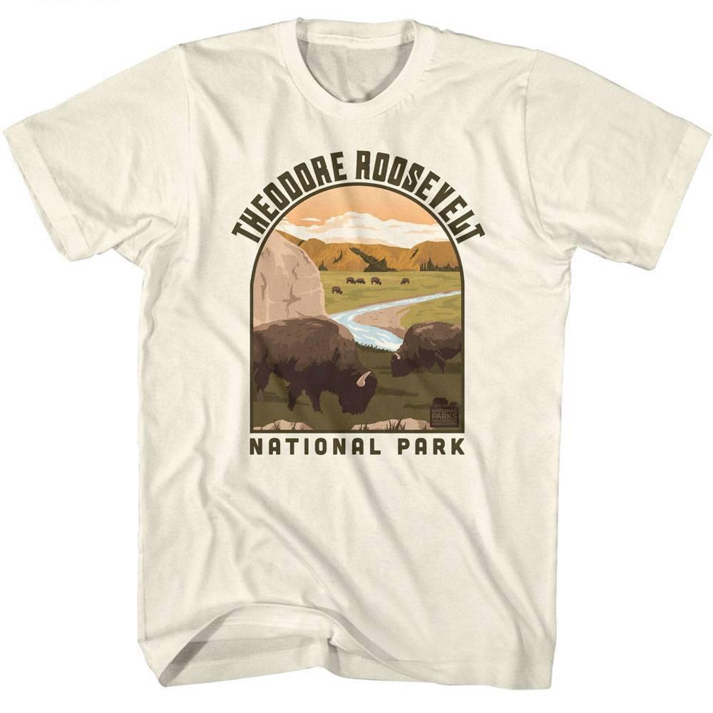 Theodore Roosevelt Park Wild Bison Men T Shirt M
