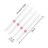4PCS Transparent Car Door Anti-collision Protector Bumper Strip Sticker For Mercedes Benz W212 W213 W205 W177 W247 W176 X253 Etc