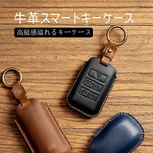 SANRILY Key Case, Key Holder, Key Cover, Key Protection for Land Rover, Range Rover Evoque, Range Rover Sport, Range Rover Discovery, Evoque, Jaguar,