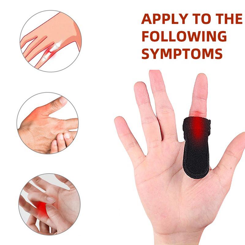 1Pc Pain Relief Trigger Finger Fixing Splint Straighten Brace Adjustable Sprain Dislocation Fracture Finger Splint Corrector Support