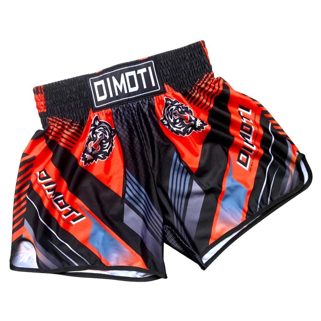 Twin Tiger Muay Thai Kickboxing Boxing MMA UFC Casual Shorts Gym Sport Unisex Men Women Workout Quick Dry Print Elastic High Waist Training