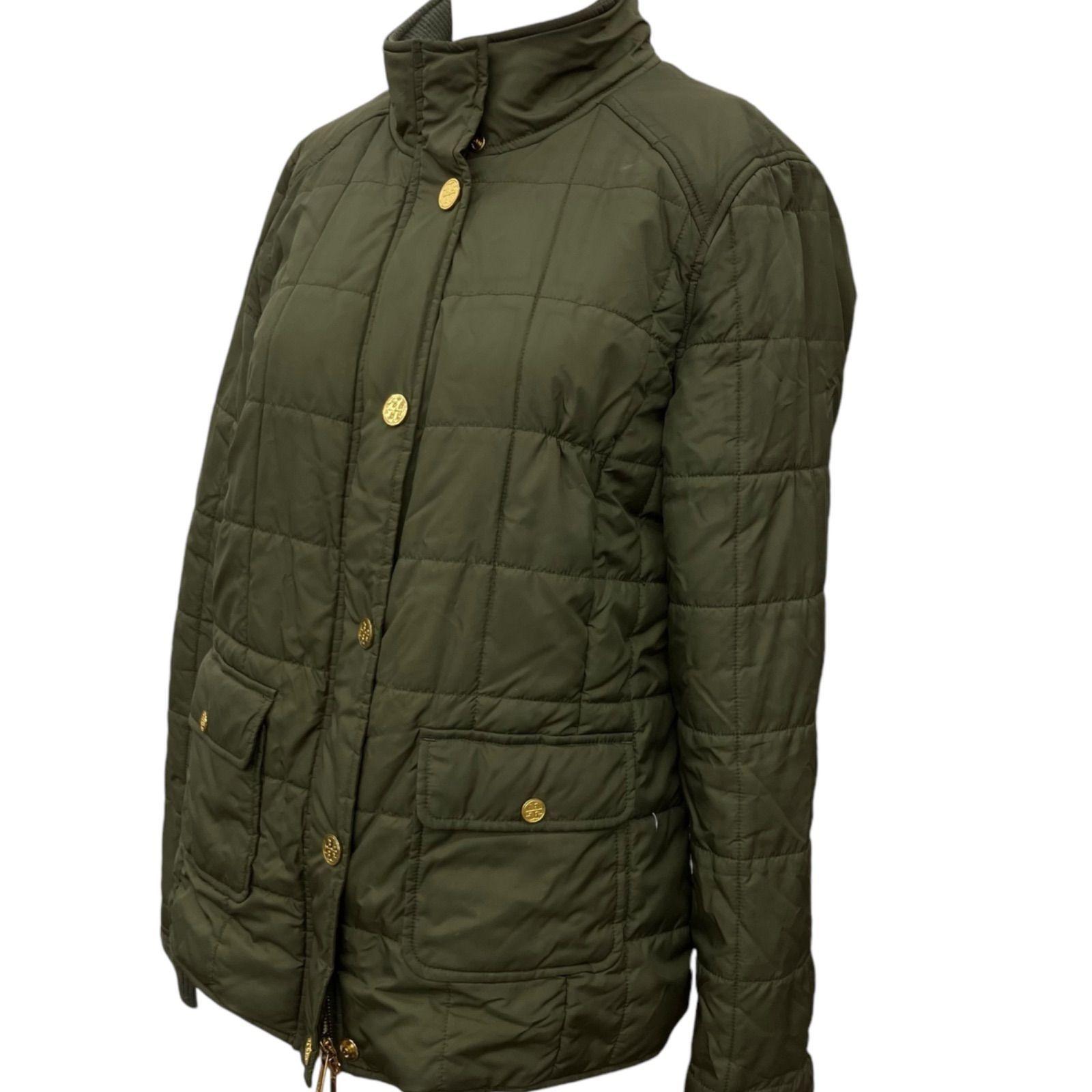 Used 186005 Tory Burch Down Jacket S Khaki