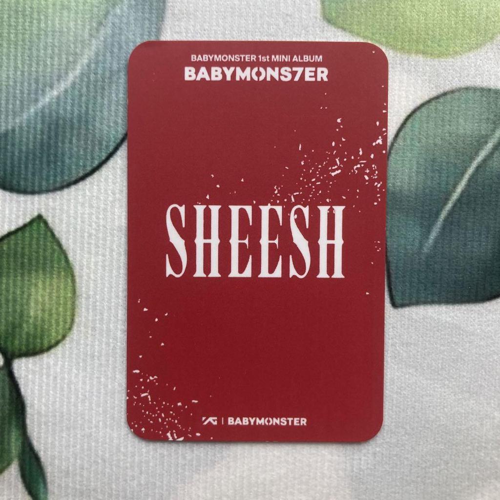 [USED] BABYMONSTER SHEESH Public Broadcast Sanoku Trading Card Rami
