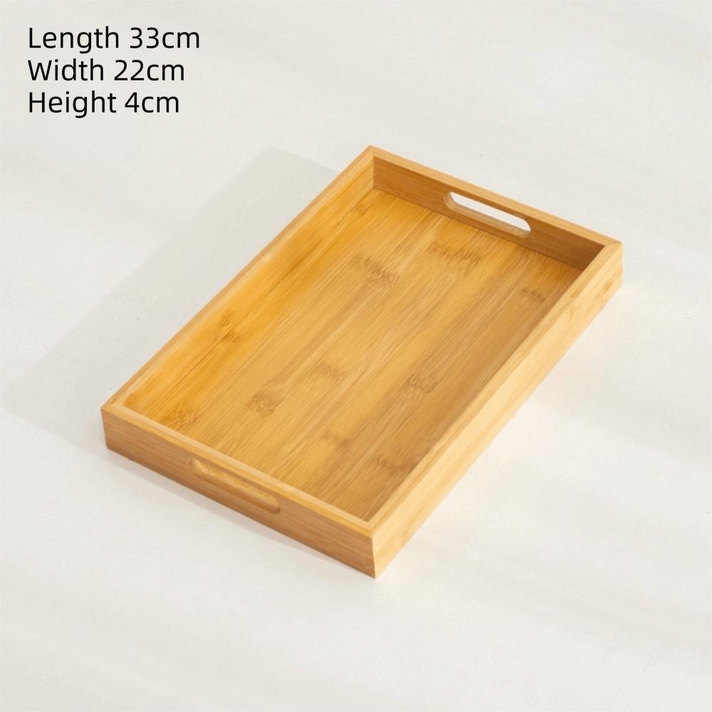 With Handle Food Storage Trays Rectangular Serving Tray Decorate Tray Dessert Pallet  Coffee Table