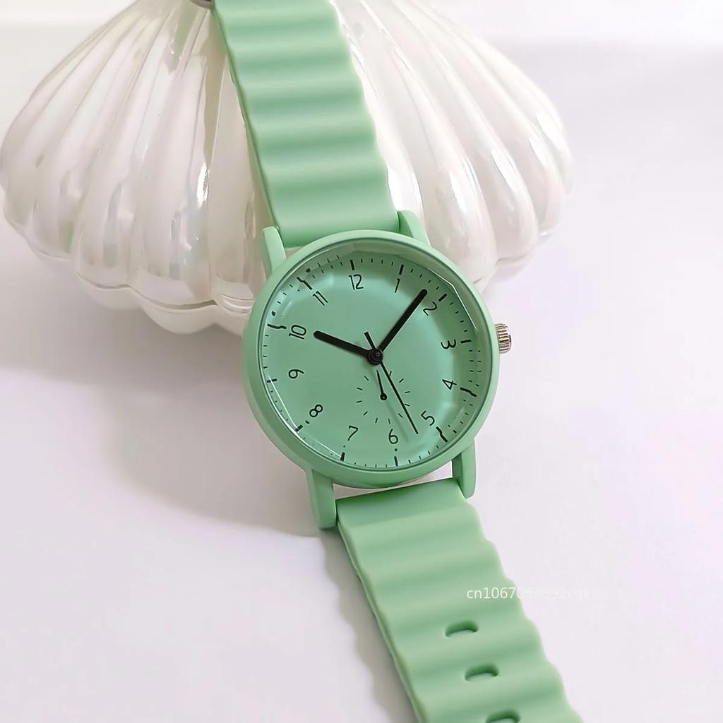 Fashion Jelly Color Women Watch Creative Wave Shaped Silicone Strap Quartz Wristwatch Girls Clock Gift Relogio Feminino Reloj