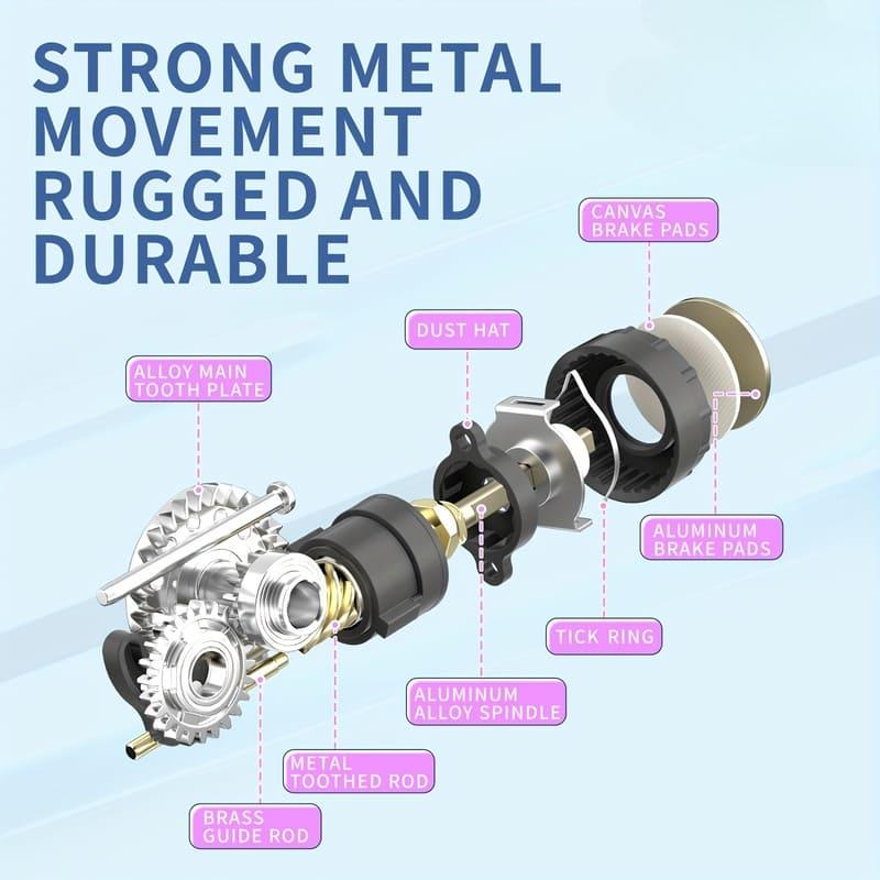 Multicolor Carbon Fiber Saltwater and Freshwater Spinning Reel High Speed Gear Ratio Anti-corrosion Stainless Steel Material Perfect Gift