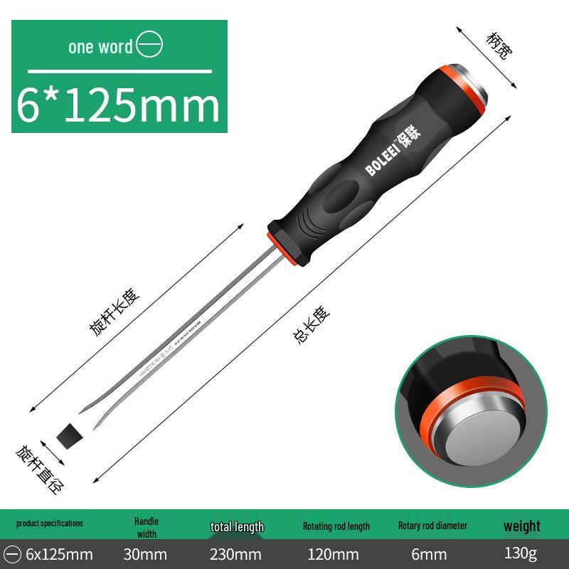 Multi-Function Screwdriver Set: Cross-Head, Slotted, Torx, Hammerable Flat-Head Tools