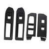 4pcs Window Switch Panel Cover Trim Carbon Fiber Style Interior Decoration Window Control Panel Trim for Tacoma 2024