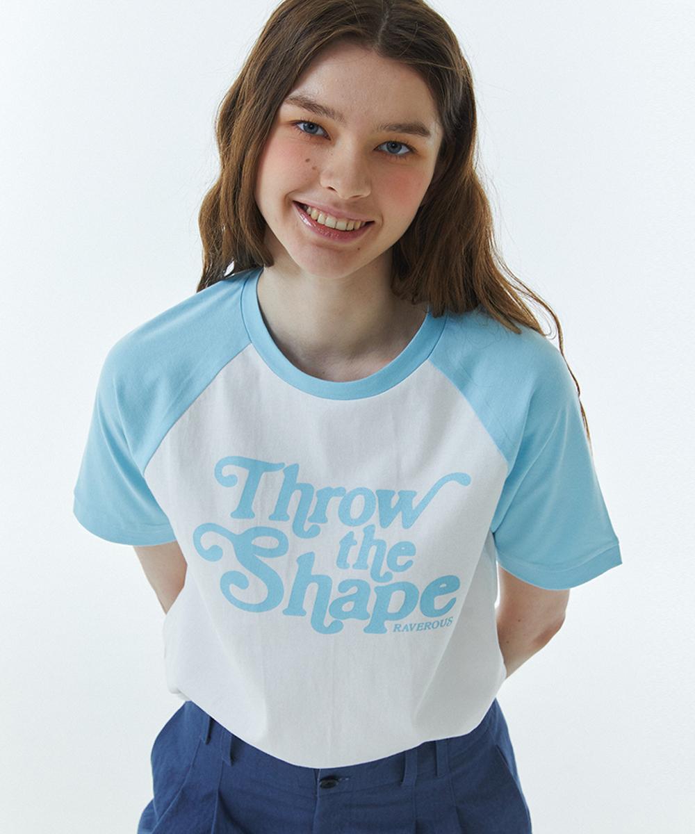 Raverous Rvs Raglan T-Shirt Sky Blue 1(Free)