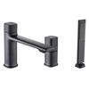 LAVEO Tores 3-hole Free-standing Bathtub Tap, Black