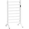 Electric Towel Warmer with 8 Bars, Timer and Temperature Control, 50x45x80 Cm, White