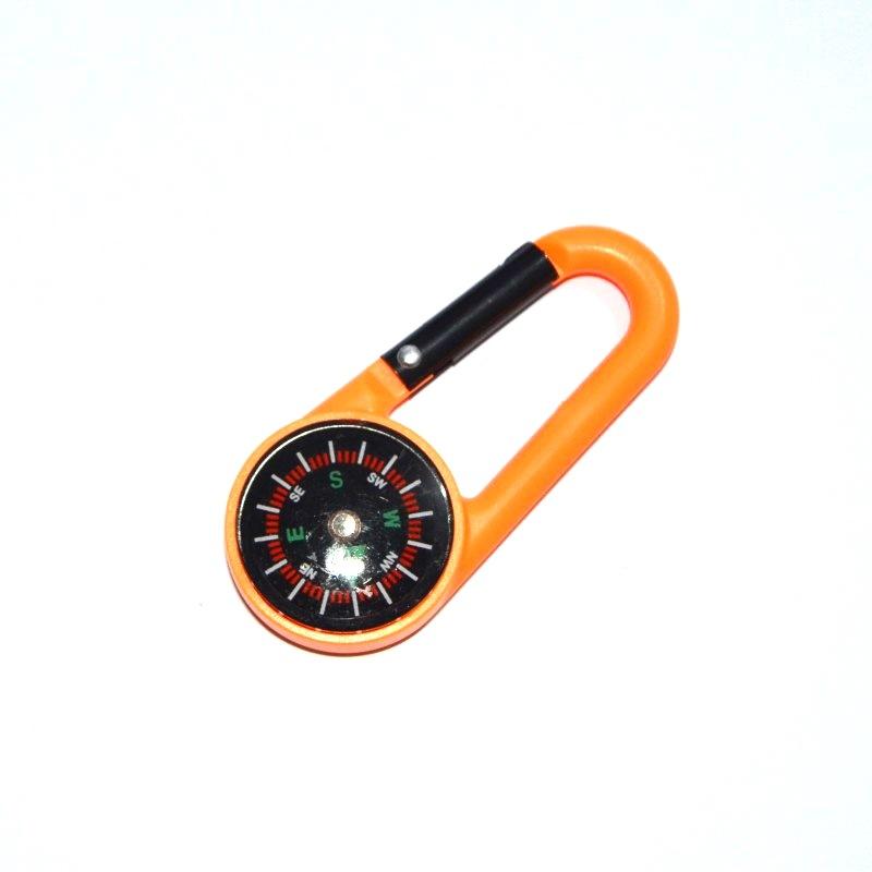 Multifunctional Outdoor Plastic Carabiner Compass Compass Quick Release Keychain Compass Carabiner Quick Release Buckle