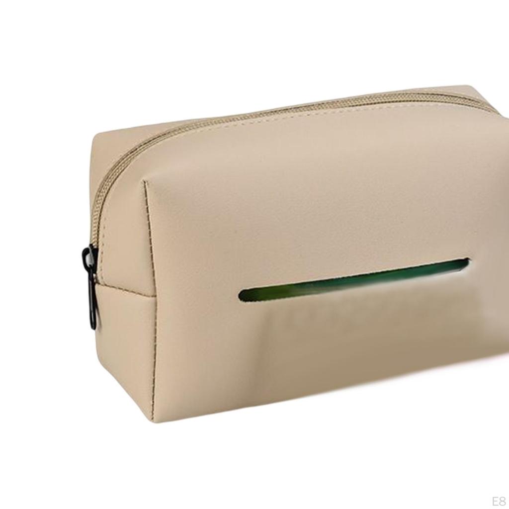 Box, Sun Visor Seat Back Hanging Organizer Practical Armrest Durable Napkin Case for Vehicles RV
