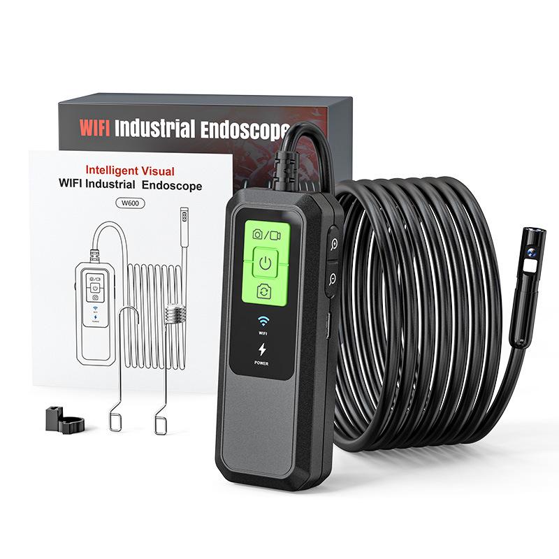 Portable Wireless WiFi Industrial Endoscope for Pipe and Car Inspection