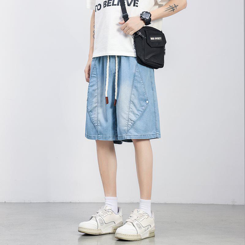 

Plus Size Retro Men s Denim Shorts - Summer 2026 Edition 3XL