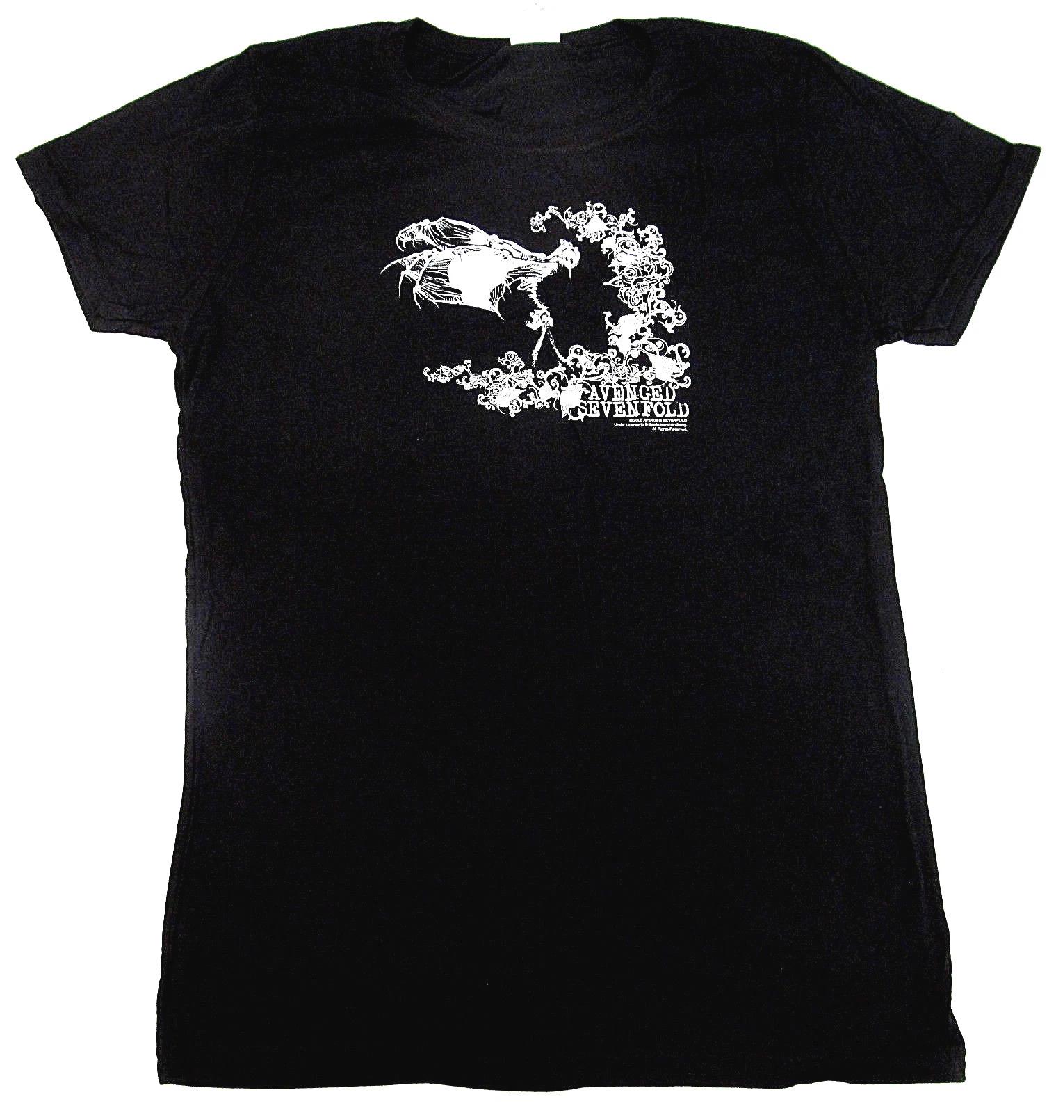 

AVENGED SEVENFOLD Femovolution T-shirt JUNIORS Metal Women Tee X-Large Black New XL