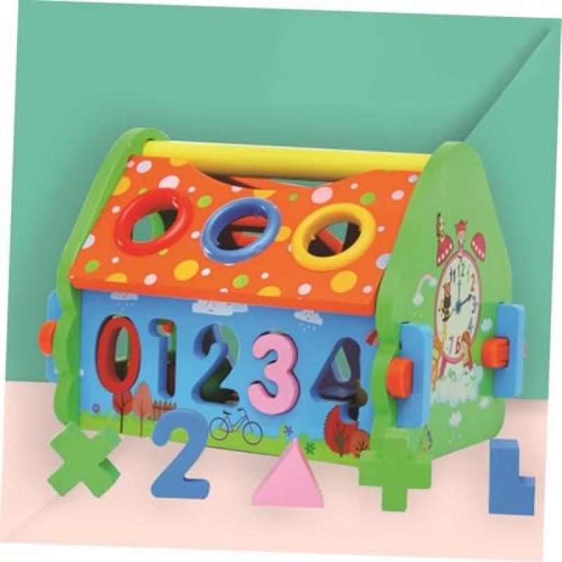 BESPORTBLE Lernspielzeug für Kinder, abnehmbares Spielbrett, Formenerkennung, Spielzeug zur frühkindlichen Entwicklung, farbenfrohes Kinderspielzeug