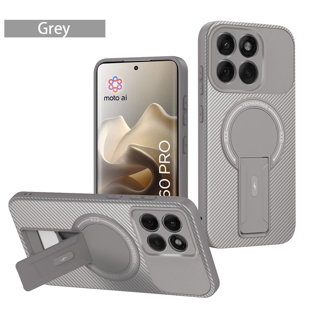 For Motorola Edge 60 Pro Case Moto Edge 60 Pro Phone Case Moto Edge 60 Pro Cover Magnetic Mounting Bracket Protect Back Cover