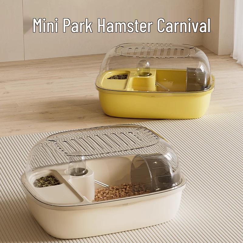 Luxury Acrylic Spacious Hamster Villa Cage – Easy To Clean Transparent House