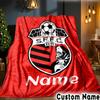 Custom Name Soccer Team Francisco Throws Blanket Flannel Blankets for Couch Bed Gifts for Men Women Picnic blanket Christmas fan gifts