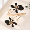 Enamel Glaze Flower Bracelet Adjustable Armband Fairy Open Arm Bangle  Girls