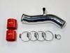 Blitz SUCTION KIT for Yaris Hybrid MXPH10 with Red Silicone Hose In Silver (55736)