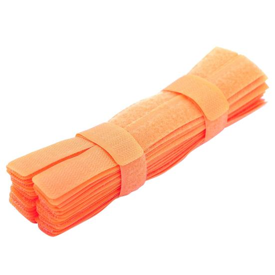 50Pcs Reusable Nylon Magic Tape Cable Tie Fasten Straps Wire Holder Organizer