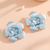 New Accessories Fashion Light Luxury Flower Earrings Premium Earrings Multi-layer Petal Ear Accessories Stud Earrings