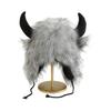 Funny Cow Head Cap Plush Lei Feng Hat Ladies Winter Warm Windproof Ear Protection Hat Men Women Cold Proof Cycling Hat