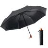 Keledeya Folding Umbrella Durable Large Super Manual UV Lightweight Suitable for Sunny and Rainy Typhoon Includes Storage Wooden Stylish Day Gift