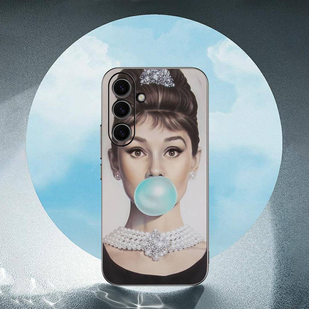 Fashion Girls For Samsung Galaxy S25 S24 S23 Ultra S22 S21 Plus S20 Black Soft Silicone Protective Case