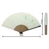 Kyoto-style Folding Fan, White Rabbit (Green), Made In Japan, Kyoto, Women's, Paper Fan, Traditional Japanese Accessory, Craftsmanship, Personal Use,