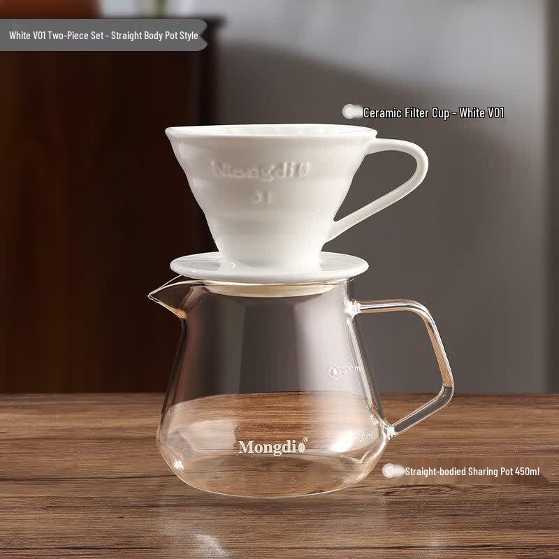 Qiwei V60 Ceramic Hand-Pour Coffee Set