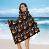 Shadow The Hedgehog fire Beach Towel Soft Microfiber Quick Dry Absorbent Quick Towels For Mountain Climbing