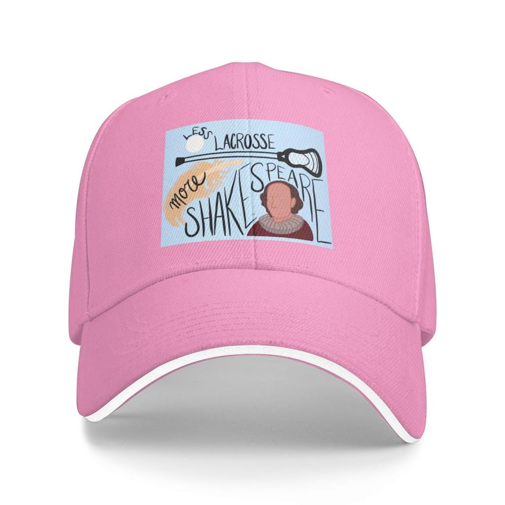 Less Lacrosse More Shakespeare Baseball Cap Hat Man For The Sun Military Tactical Fashionable Wild Ball S Women Mens