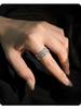 S925 Sterling Silver Korean-Style Retro Daisy Adjustable Ring