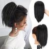MISS WIG Extension per capelli con fermaglio sintetico a forma di artiglio, chignon spettinato, lisci e soffici, parrucca naturale per uso femminile