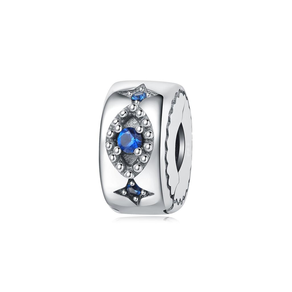 2026 Angel Eyes Cross Charm Positioning Buckle Charm Bead Jewelry Bracelet Accessories 925 Silver Girl