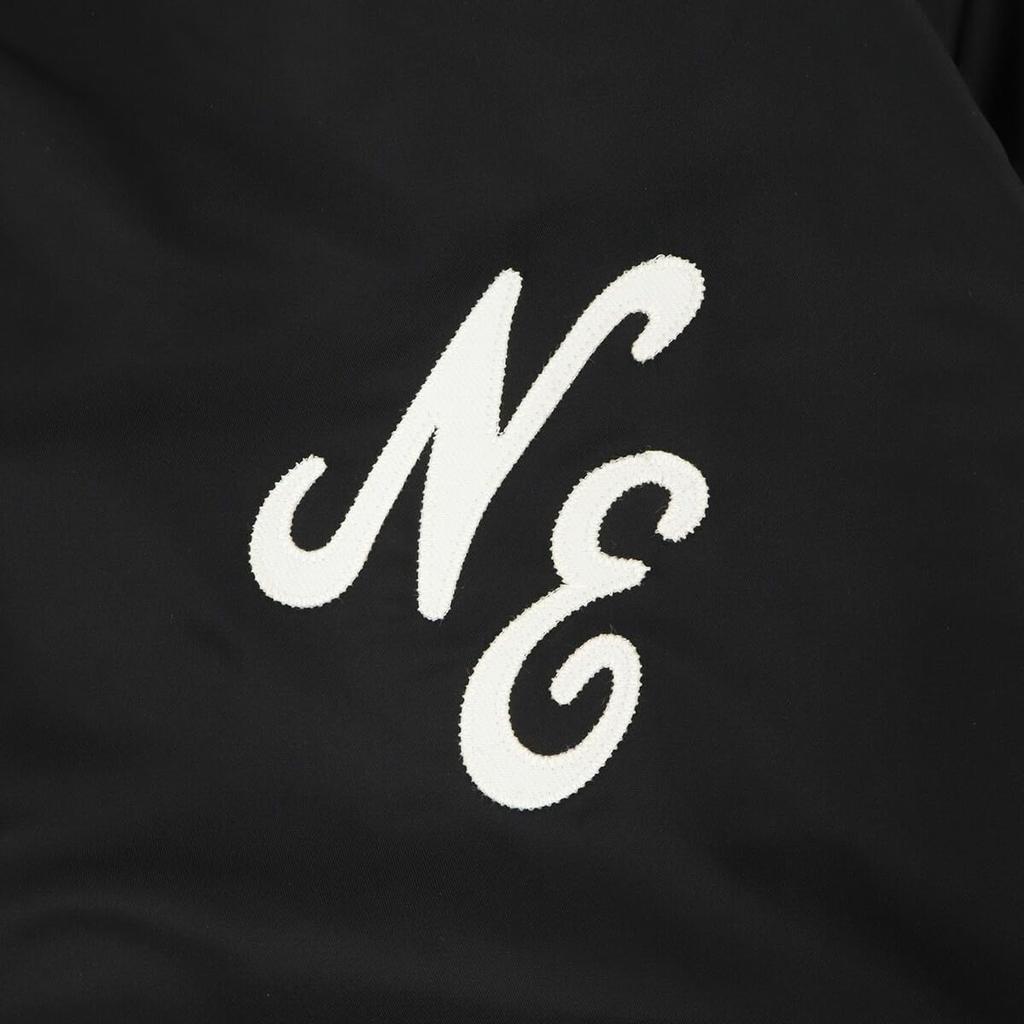 New Era Nylon Varsity Jacket Size Exclusive To Stylish Outfit for (14169646, NER34A6279), Black, L, ONSPOTZ. Unisex, Streetwear-inspired, Travel.