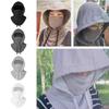 Solid Color Cooling Balaclava Quick Drying Sun UV Protection Headgear Outdoor Camping