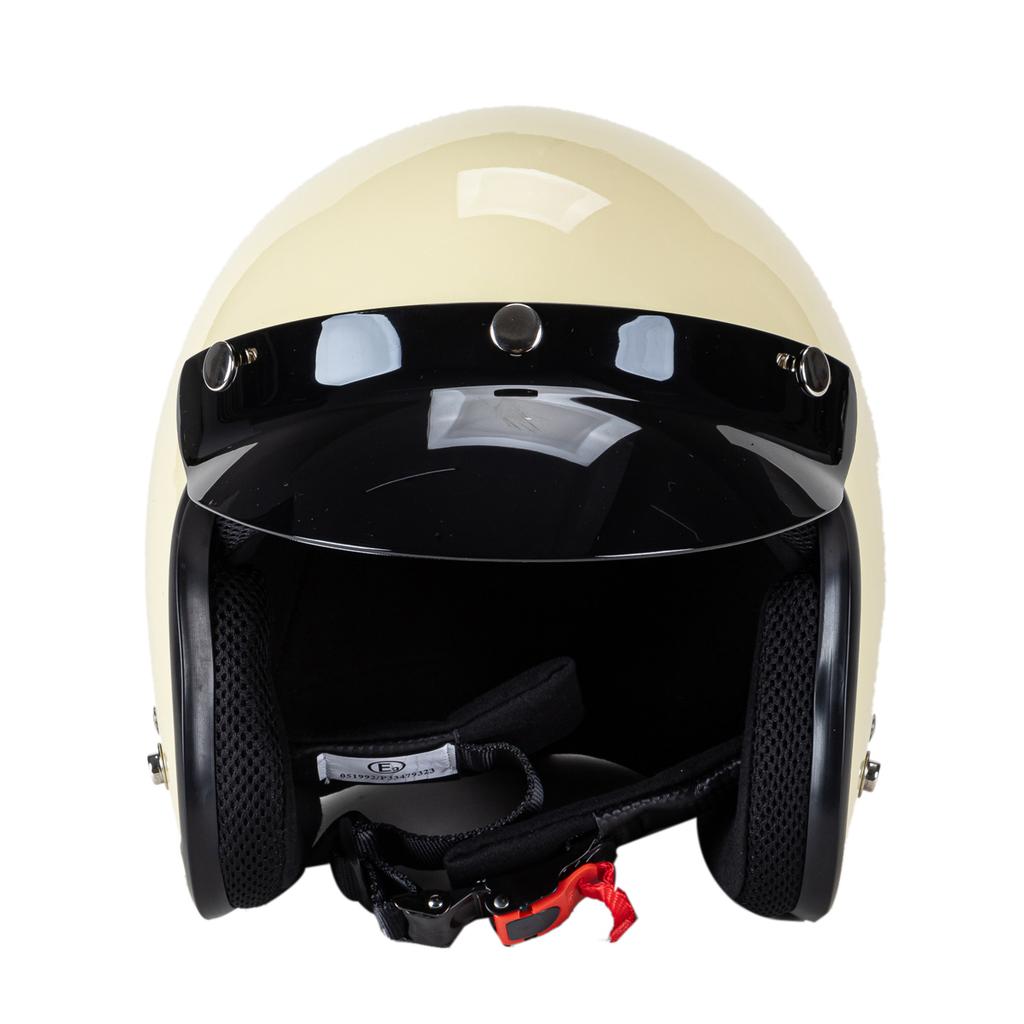 3 Snap Button Visor Lens Visor Flip Up Wind for Open Face Motorcycle Helmet