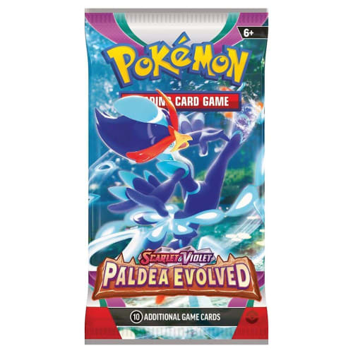 Pokemon TCG Scarlet & Violet Paldea Evolved Cards 10 Booster Pack Assortment Ages 6+