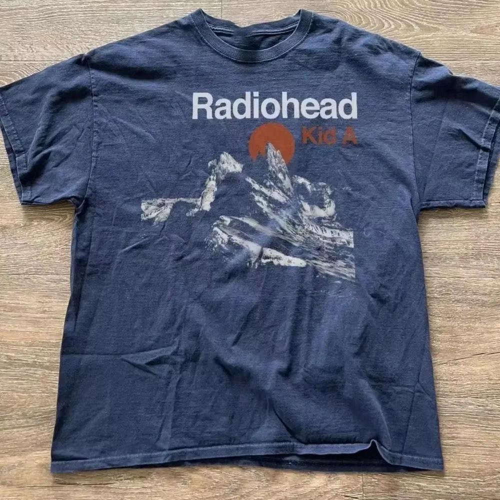 2026 Summer Hot Sale Radiohead Kid A Album Tour Concert Print Unisex Casual Short Sleeve Unisex And Unisex TShirt