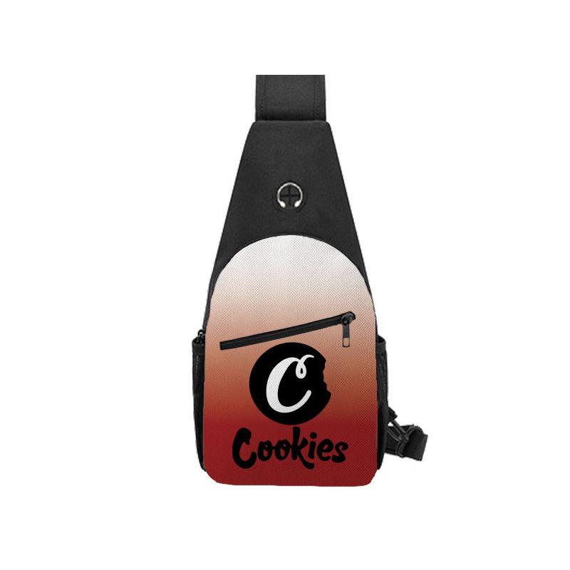 Cook Trend Men'S Breast Bag Fashion Casual Shoulder Bag Multifunctional Waterproof Messenger Bag