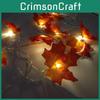 Maple Christmas Pendant Leaves Lighted Fall Garland 102030 Led Lights String